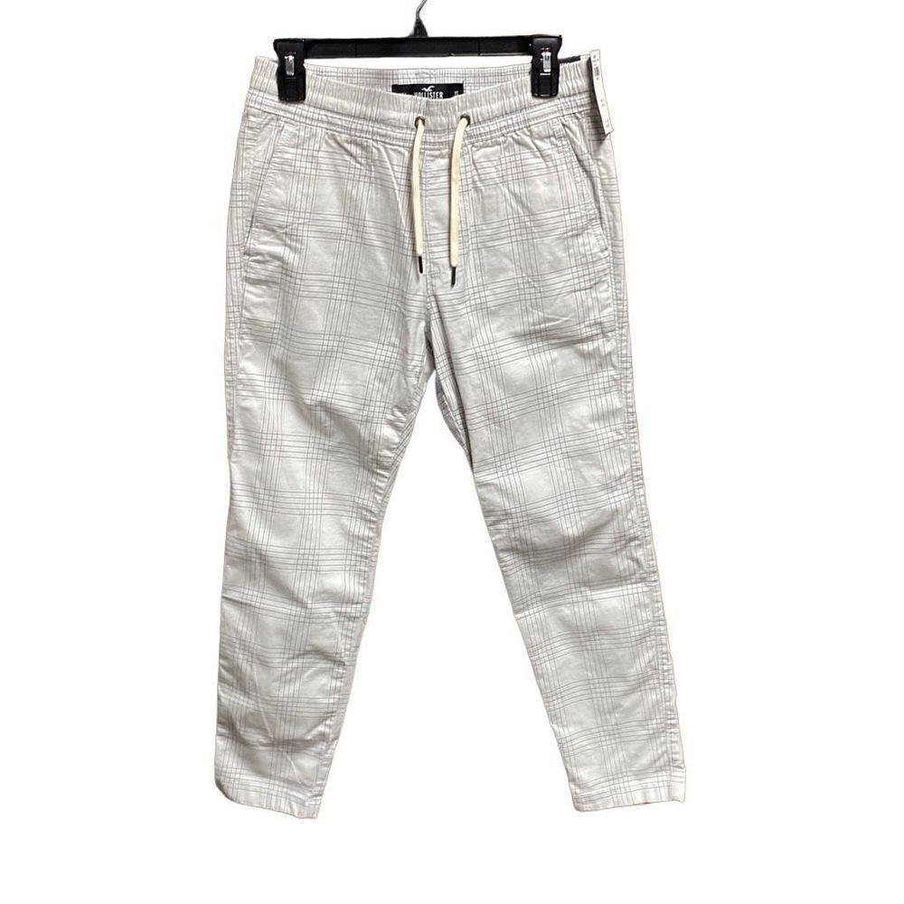 Hollister Gray Plaid Epic Flex Crop Skinny Pants Size XS NEW